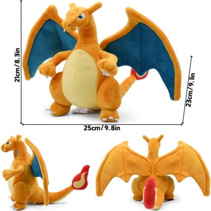 Glurak Plüsch Pokemon in verschiedenen Formen, Mega Y, Mega X, Schillernd uvm. – Bild 7