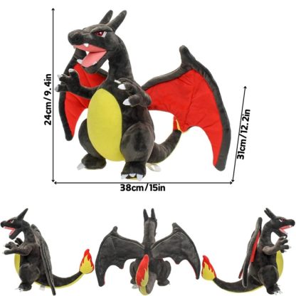 Glurak Plüsch Pokemon in verschiedenen Formen, Mega Y, Mega X, Schillernd uvm. – Bild 8
