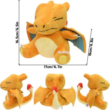 Glurak Plüsch Pokemon in verschiedenen Formen, Mega Y, Mega X, Schillernd uvm. – Bild 14