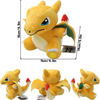Glurak Plüsch Pokemon in verschiedenen Formen, Mega Y, Mega X, Schillernd uvm. – Bild 15