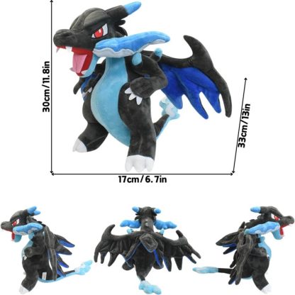 Glurak Plüsch Pokemon in verschiedenen Formen, Mega Y, Mega X, Schillernd uvm. – Bild 16