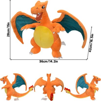 Glurak Plüsch Pokemon in verschiedenen Formen, Mega Y, Mega X, Schillernd uvm. – Bild 18