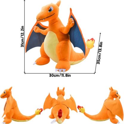 Glurak Plüsch Pokemon in verschiedenen Formen, Mega Y, Mega X, Schillernd uvm. – Bild 19