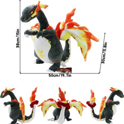 Glurak Plüsch Pokemon in verschiedenen Formen, Mega Y, Mega X, Schillernd uvm. – Bild 20