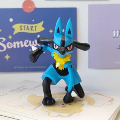 7er Set Pokemon Figuren Pikachu Lucario Jolteon Espeon Psyduck – Bild 4