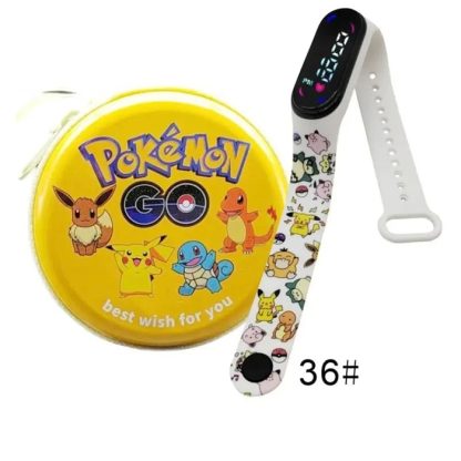 Pokémon Pikachu Digital Uhr mit Geschenkbox für Kinder – Bild 21