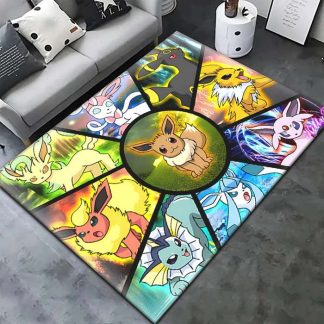 Pokemon Teppich (Rechteck) in verschiedenen Größen und Motiven