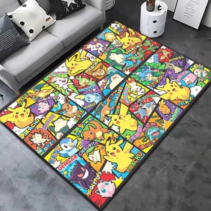 Pokemon Teppich (Rechteck) in verschiedenen Größen und Motiven – Bild 3