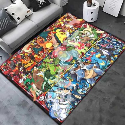 Pokemon Teppich (Rechteck) in verschiedenen Größen und Motiven – Bild 15