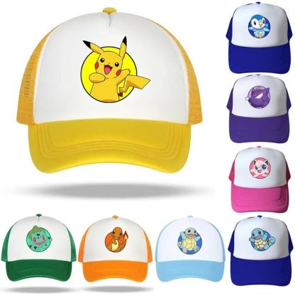 Coole Sommer Baseball Caps mit Pikachu und Pokemon Motiven