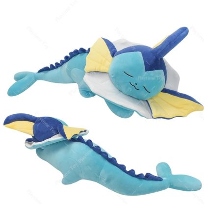 Niedliches schlafendes Aquana Vaporeon Kuschel Pokemon (ca. 65cm) – Bild 5