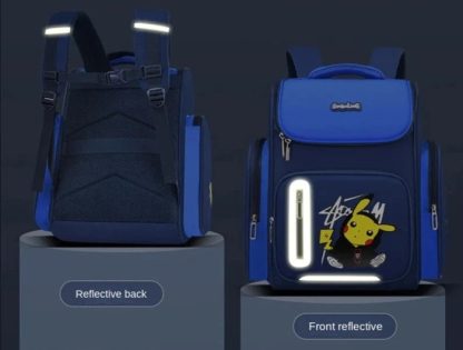 Pokemon Schul Rucksack mit Pikachu Pokemon Motiv in Blau oder Gelb – Bild 8