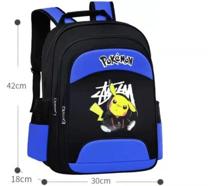 Pokemon Schul Rucksack in 3 Farben (ca. 42cm x 30cm x 18cm) – Bild 3