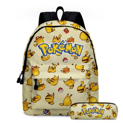 Pikachu Rucksack mit Federmappe im praktischen Set – Bild 7