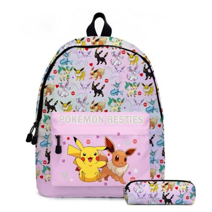 Pikachu Rucksack mit Federmappe im praktischen Set – Bild 8
