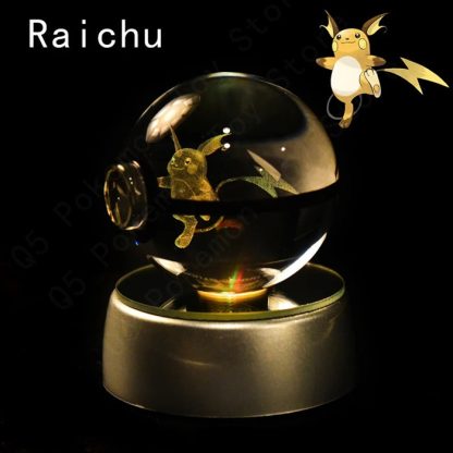 Pokemon 3D Krystal Ball Pikachu Gengar Mew Mewtwo etc. – Bild 7