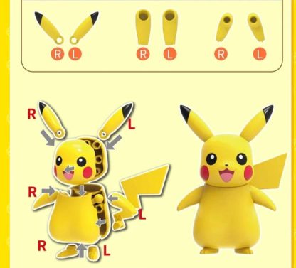 Pokeball Spielzeug mit Figur (Gengar, Pikachu, Glumanda, Bisasam, Schiggy, Enton, Mew, Evoli etc.) – Bild 11
