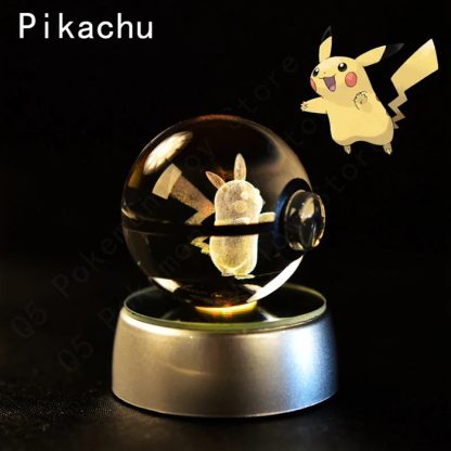 Pokemon 3D Krystal Ball Pikachu Gengar Mew Mewtwo etc. – Bild 29