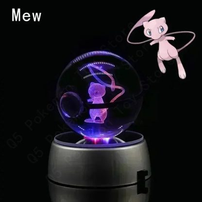 Pokemon 3D Krystal Ball Pikachu Gengar Mew Mewtwo etc. – Bild 31