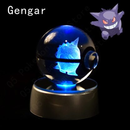 Pokemon 3D Krystal Ball Pikachu Gengar Mew Mewtwo etc. – Bild 32