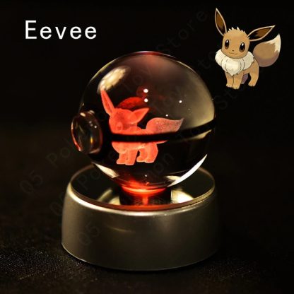 Pokemon 3D Krystal Ball Pikachu Gengar Mew Mewtwo etc. – Bild 33