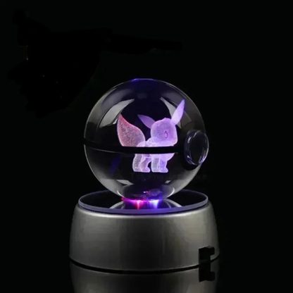 Kristall Pokeball mit 3D Effekt Realxo Mewtu Pikachu uvm. – Bild 5