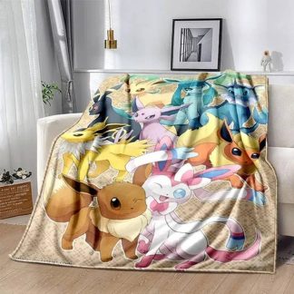 Flauschige Decke für Pokemon Fans