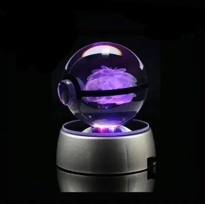 Kristall Pokeball mit 3D Effekt Realxo Mewtu Pikachu uvm. – Bild 12