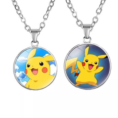 Pikachu Halskette mit Anhänger - viele unterschiedliche Pokemon Motive – Bild 2