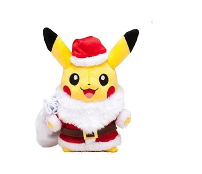 Pikachu Kuscheltier in weihnachtlichen Motiven – Bild 7