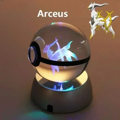Kristall Pokeball mit 3D Effekt Realxo Mewtu Pikachu uvm. – Bild 25