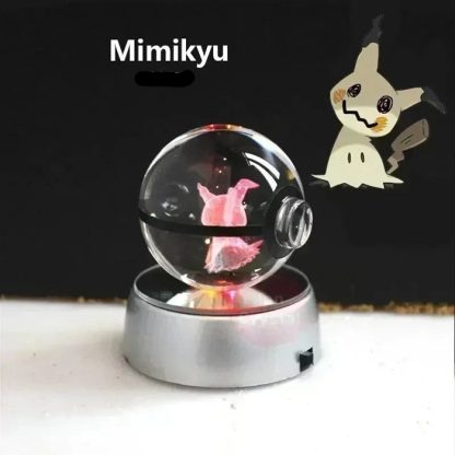 Kristall Pokeball mit 3D Effekt Realxo Mewtu Pikachu uvm. – Bild 34