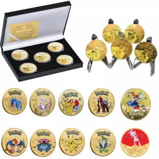 Pokemon Sammel Münzen - viele Motive