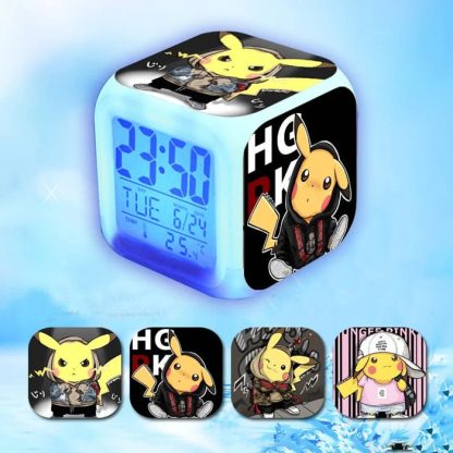 Niedlicher LED Wecker mit Pikachu Motiven – Bild 12