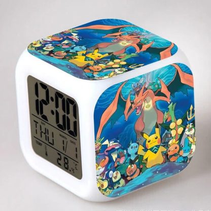 Digitaler Pokemon Wecker in unterschiedlichen Motiven – Bild 24