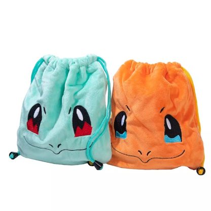 Plüsch Tasche mit Kordel in Pokemon Motiven – Bild 2