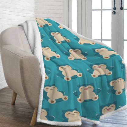 Flauschige Pokemon Flanell Decke – Bild 2