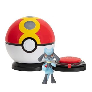 Battle Pokeball mit Pokemon Figuren