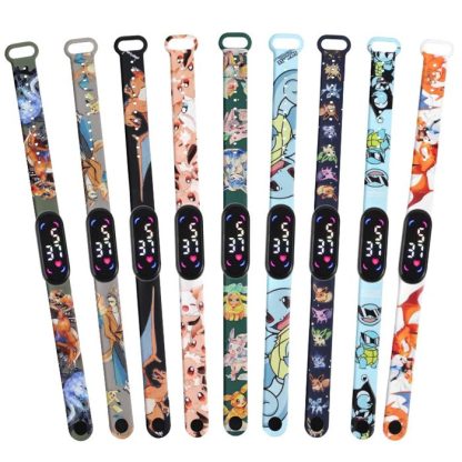 Pokemon Pikachu u. a. Digital Armbanduhr für Kinder – Bild 2