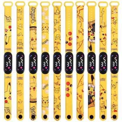 Pokemon Pikachu u. a. Digital Armbanduhr für Kinder – Bild 3