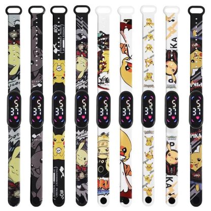 Pokemon Pikachu u. a. Digital Armbanduhr für Kinder – Bild 4