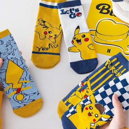 Pokemon Pikachu Kinder Socken 5er Pack – Bild 5