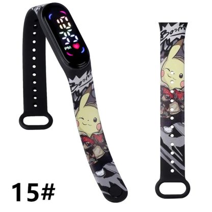 Pokemon Pikachu u. a. Digital Armbanduhr für Kinder – Bild 16