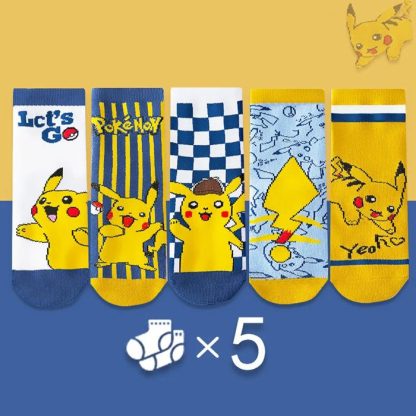 Pokemon Pikachu Kinder Socken 5er Pack – Bild 7