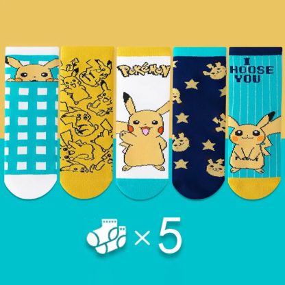 Pokemon Pikachu Kinder Socken 5er Pack – Bild 8