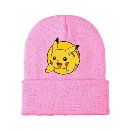 Bunte Kinder Winter Pikachu und Pokemon Mützen – Bild 5