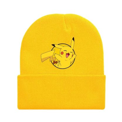 Bunte Kinder Winter Pikachu und Pokemon Mützen – Bild 9