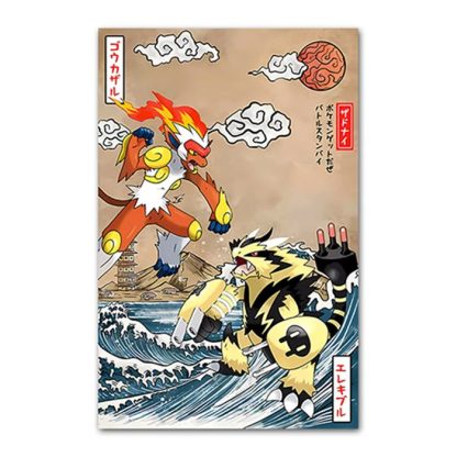 Pokémon Poster Kunstdruck im japanischen Stil - viele Motive – Bild 20