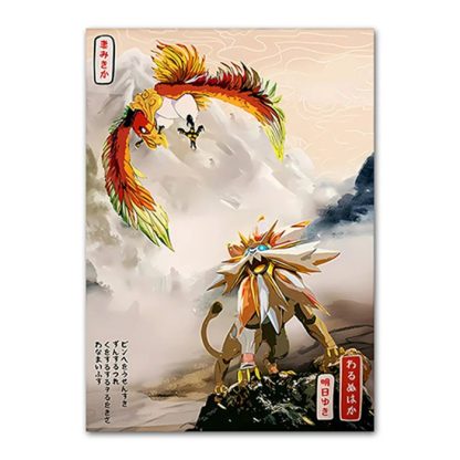 Pokémon Poster Kunstdruck im japanischen Stil - viele Motive – Bild 21