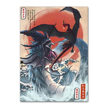 Pokémon Poster Kunstdruck im japanischen Stil - viele Motive – Bild 23